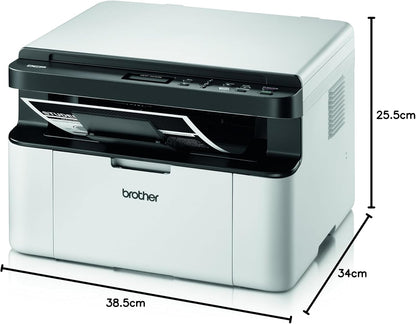 Brother DCP1610W - Impressora Multifuncional a Laser Monocromática, Branco e Preto