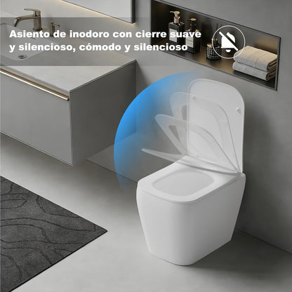 SURFOU Tampa WC universal em forma de quadrado