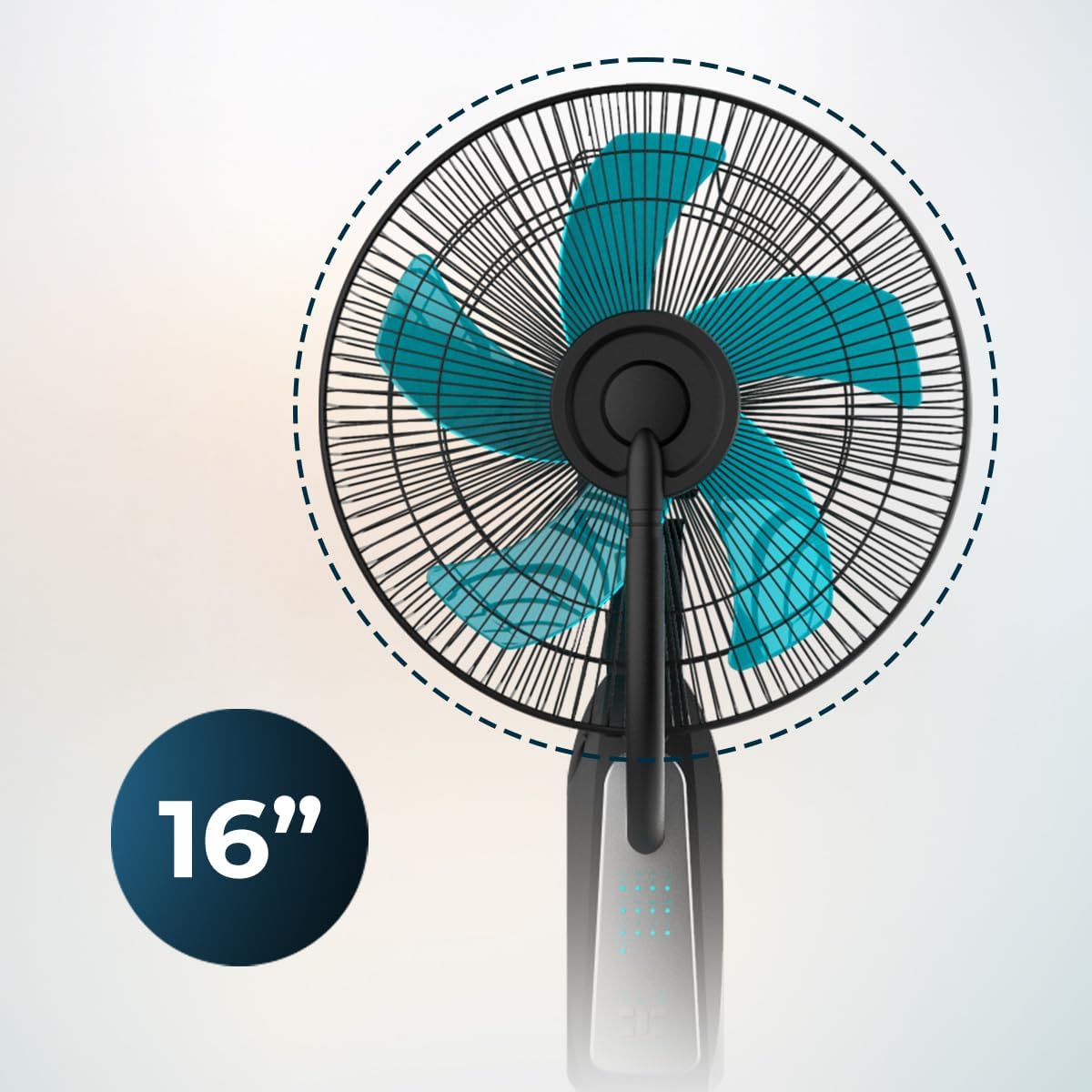 Cecotec Ventoinha de nebulizador de água com controlo remoto EnergySilence 490 Freshessence. 90W, diâmetro de 16", 5 pás, depósito de 2,8 l, temporizador 7,5 h, indicador LED e oscilação