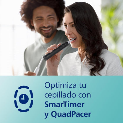 Philips Sonicare 3100, escova de dentes elétrica, sónica, sensor de pressão e temporizador, estuche de viagem, preto, HX3673/14, Preto