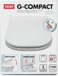 TATAY Tampa de Sanita Universal Compatível com Gap Square Compact