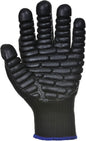 Portwest Luva anti-vibração, tamanho: M, cor: Preto, A790BKRM