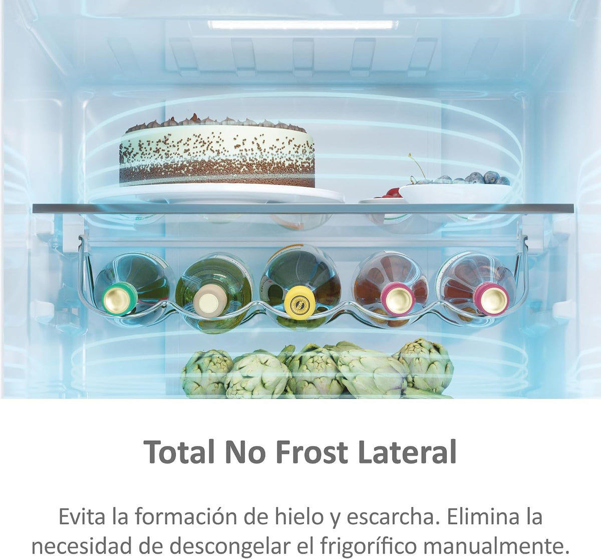 Haier 2D 60 Series 5 Pro HDPW5618DNPW - Frigorífico Combinado, WIFI, Funções Inteligentes, 352L, My Zone, Gaveta Zone de Humidade, Total No Frost, Largura 59,5cm, Motor Inverter, Luz LED, Branco [Classe energética D]