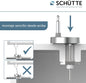 SCHÜTTE Assento de sanita com mecanismo suave, removível, fabricado em material resistente à sujeira,