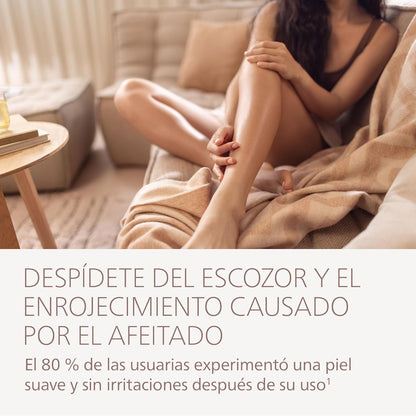 Philips Série 6000 - Máquina de barbear sem fio para uso a seco e molhado, sistema de 3 lâminas, para as pernas e o corpo, 80 minutos de autonomia, Modelo BRL127/00