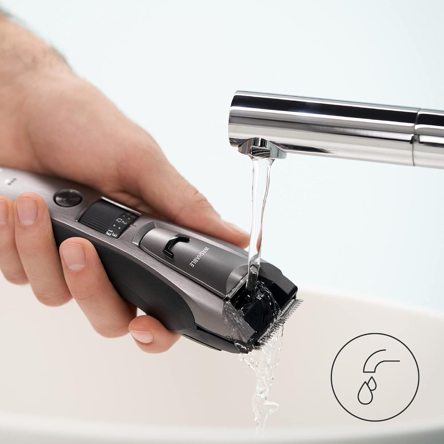 Panasonic ER-GB80-H503 Trimmer de barba, cabelo e corpo para homens,