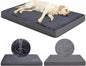 Cama cão grande - 72 x 45x 8 cm, colchão impermeável para cães, uma face de pele sintética