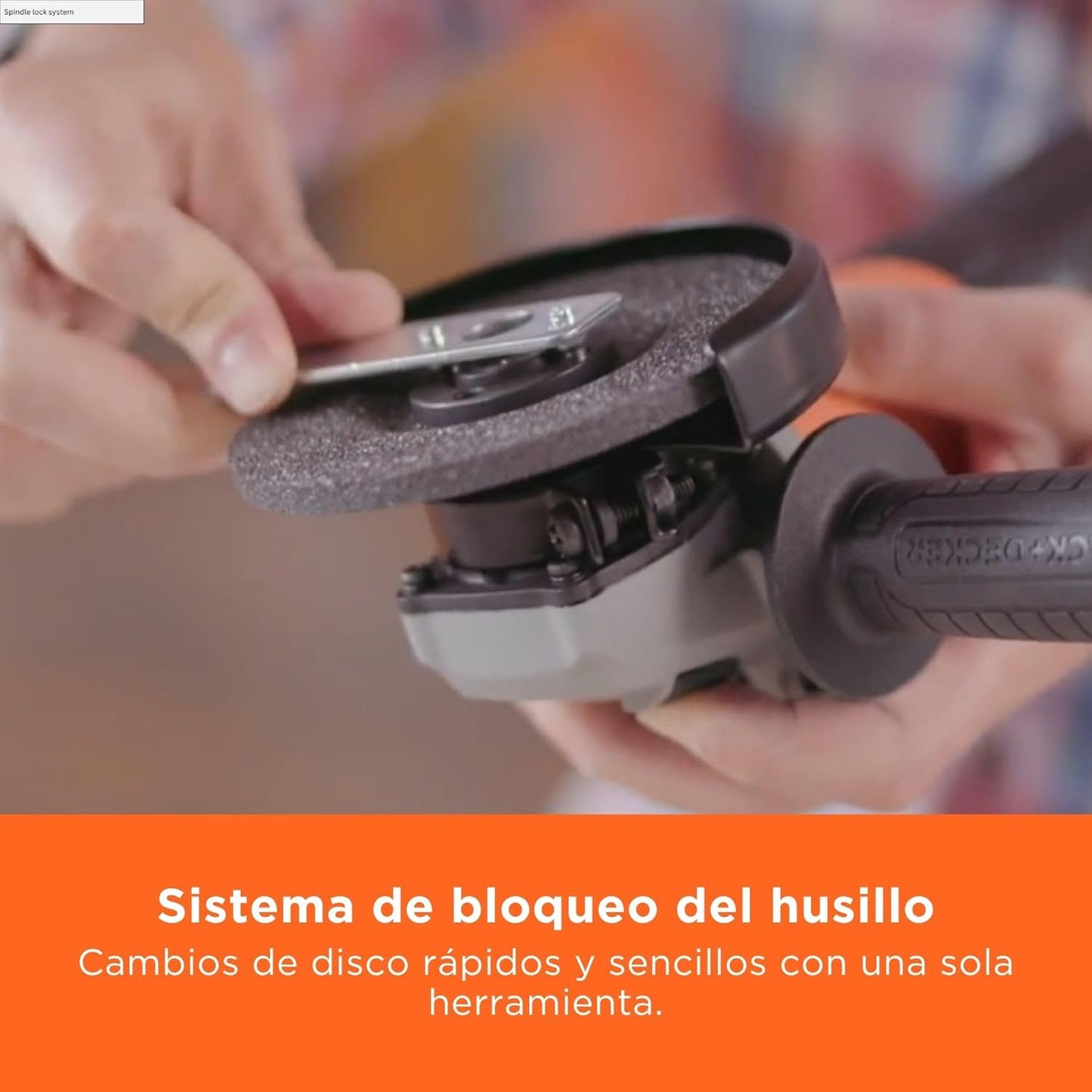 BLACK+DECKER Rebarbadora angular compacta com cabo de 15 mm 710 W, BEG010-QS,