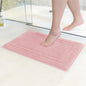 Decomira Tapete de casa de banho antiderrapante | Tapete super absorvente e lavável na máquina | para casa de banho, chuveiro, banheira ou tapete WC | rosa - 40 x 60 cm