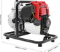 Bomba de água de gasolina de 4 tempos 1,2 kW (38 cm³) bomba de água residual de gasolina e bomba de jardim portátil com fluxo de 135 m³/h, altura de movimentação 30 m para irrigação, drenagem