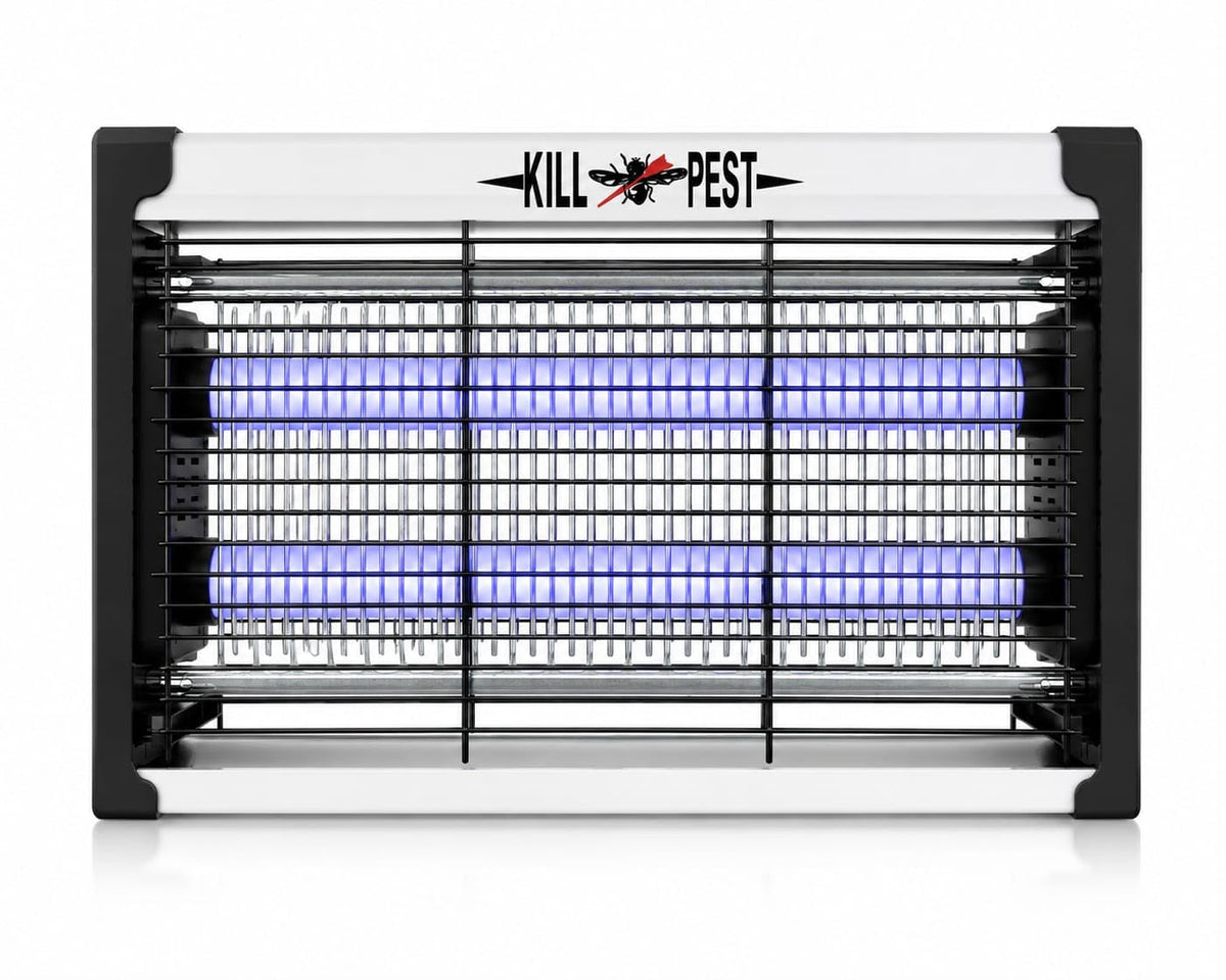 Lâmpada elétrica matadora de mosquitos e moscas Kill Pest 8W UV LED Tubos de luz UV duplos, operação super silenciosa, controle sem produtos químicos, ampla aplicação interna, economia de energia