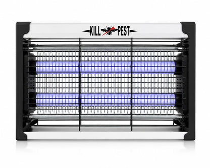 Lâmpada elétrica matadora de mosquitos e moscas Kill Pest 8W UV LED Tubos de luz UV duplos, operação super silenciosa, controle sem produtos químicos, ampla aplicação interna, economia de energia