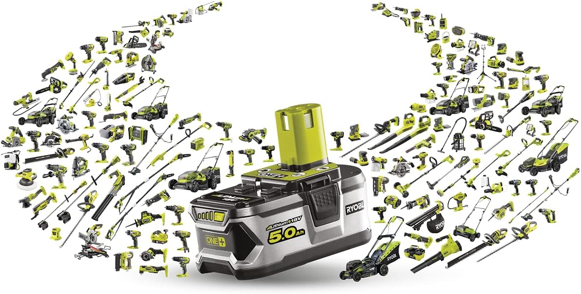 RYOBI - Corta-sebes sem fios com haste 18V One+ - Lâminas de 45cm