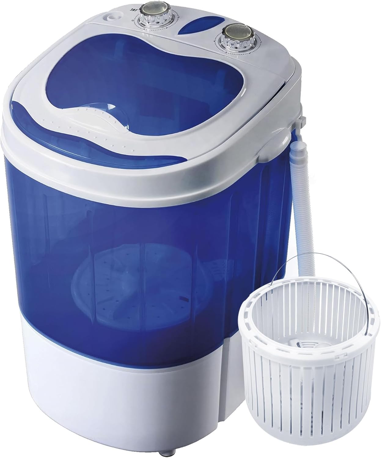 briebe Camp Mini Máquina de Lavar Portátil com Centrifugação, Camping, Capacidade de Roupa 3Kg, Ideal para Viagens, Caravanas Camper e Autocaravanas, Carga Superior, Baixo Consumo de Água e Energia [Classe energética A]