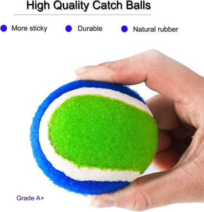 Jogo Catch Ball para crianças - brinquedos de praia, jogos de arremesso de gramado no quintal - Versão atualizada Jogue bolas pegajosas e brinquedos de pegar jogo para crianças, meninos, meninas, adultos, família, presentes externos