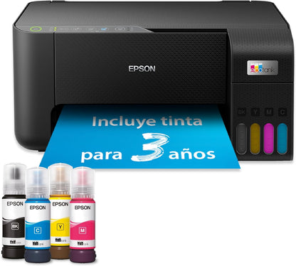 Epson Impressora multifunções EcoTank ET-2862 A4 com depósito de tinta, ligação Wi-Fi e até 3 anos de tinta incluída