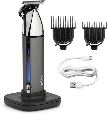 BaByliss Super-X - Aparador de barba metálico, Preto (T996E)