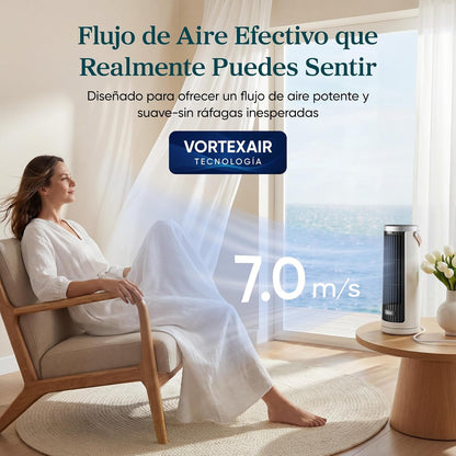 Levoit Ventoinha de torre 7 m/s, 20dB, 5 velocidades, LTF-F132, branco