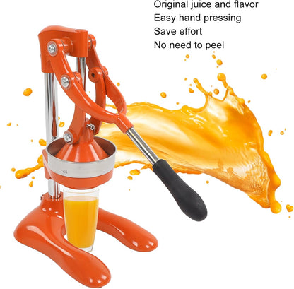 Espremedor manual de laranjas, espremedor de citrinos de aço inoxidável, espremedor de laranja de alta resistência, espremedor manual de laranja (laranja)