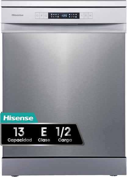 Hisense HS622E10X - Máquina de lavar louça, capacidade para 13 serviços, 60 cmHisense HS622E10X - Máquina de lavar louça, capacidade para 13 serviços, 60 cm