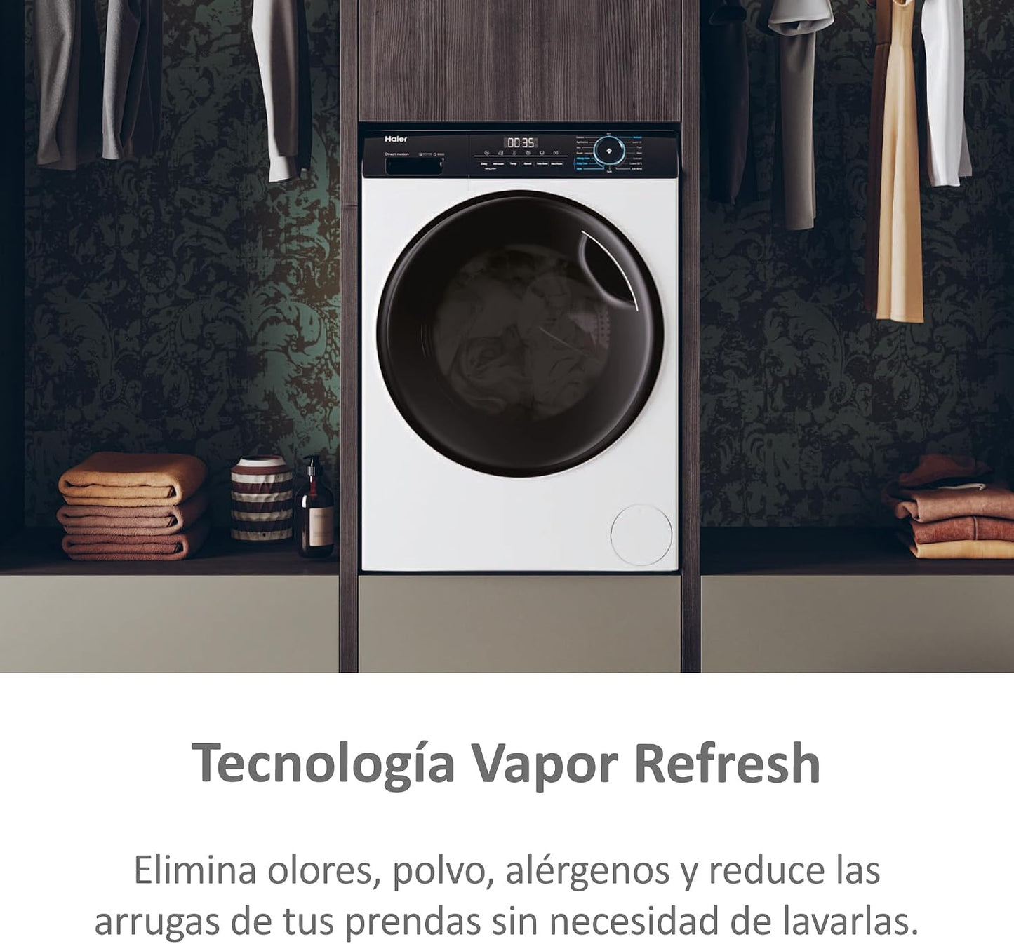 Haier I-Pro Series 3 HWD90-B14939-IB - Máquina de Lavar e Secar, Capacidade 9 kg + 6 kg,