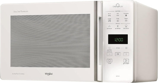 Whirlpool MCP 349/1, WH Forno microondas, instalação gratuita, CHEF PLUS, 25 L de cave, MW-Combi, Touch Control Sensor, potência MWO 800 W, potência de brilho 900 W, cor branca
