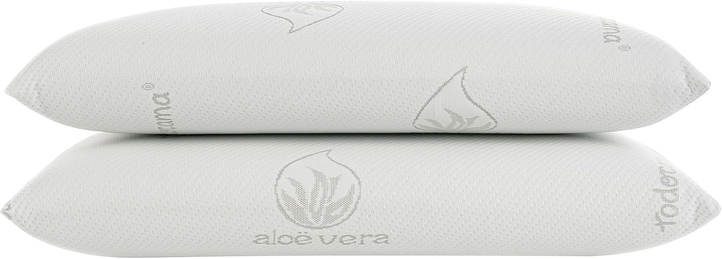 Todocama Almofada viscoelástica Aloe Vera (Pacote de 2 Unidades - 70 cm)
