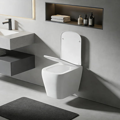SURFOU Tampa WC universal em forma de quadrado