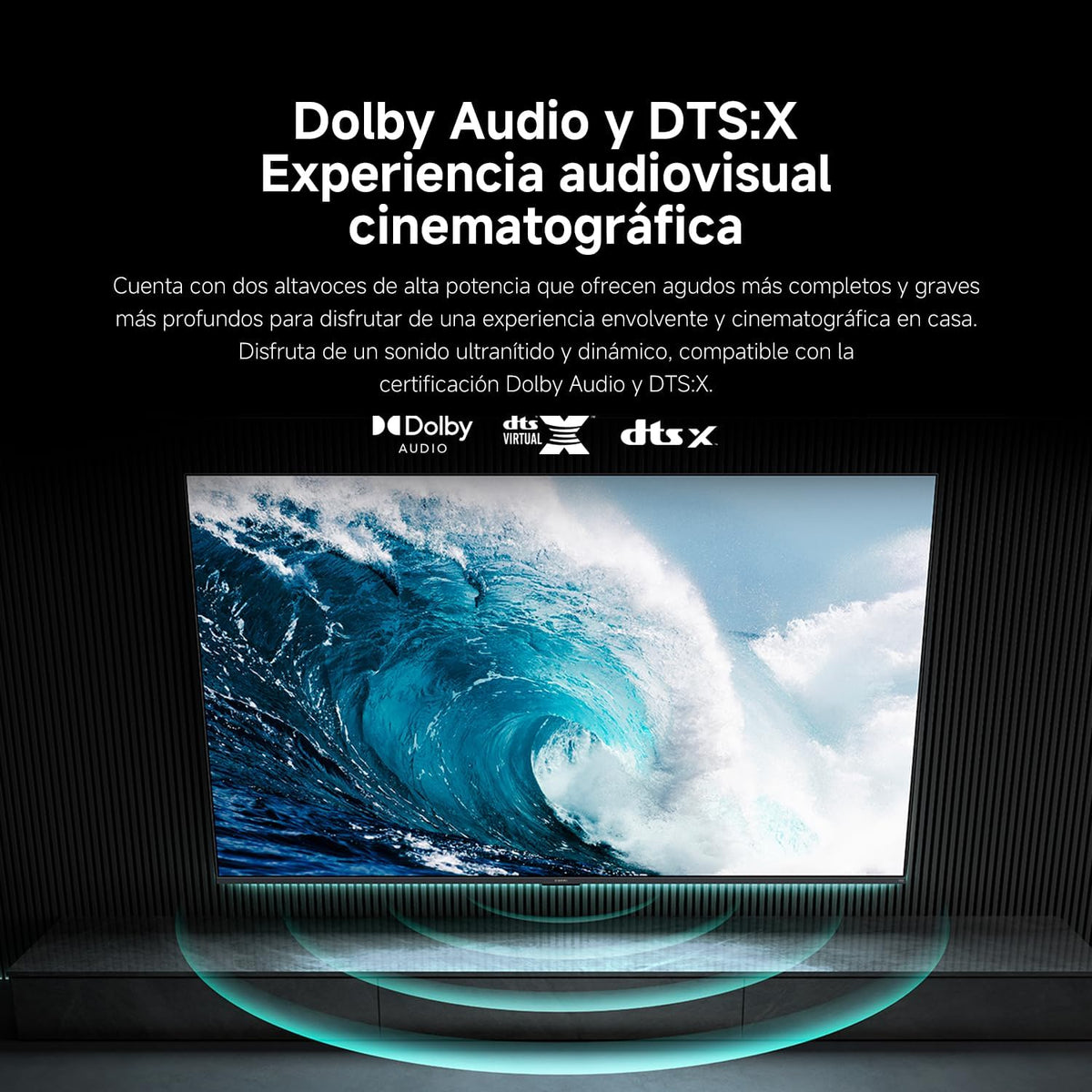 Xiaomi TV F 50, 50 polegadas (127 cm), 4K UHD, Smart TV, Fire OS8 [Classe energética F] Triplo sintonizador DVB-C/S/S2/T/T2, 60 Hz com 120 Hz Game Boost, controlo de voz com Alexa