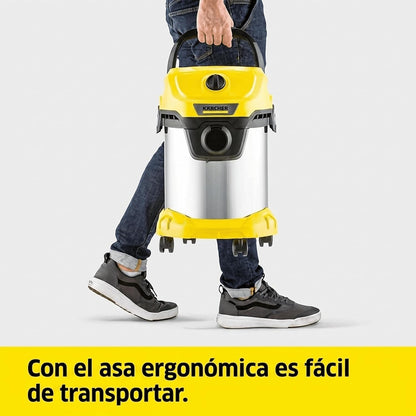 Kärcher, Aspirador a Seco e Húmido WD 3 S V-17/4/20, Ligação, Filtro de cartucho, 1000 W,