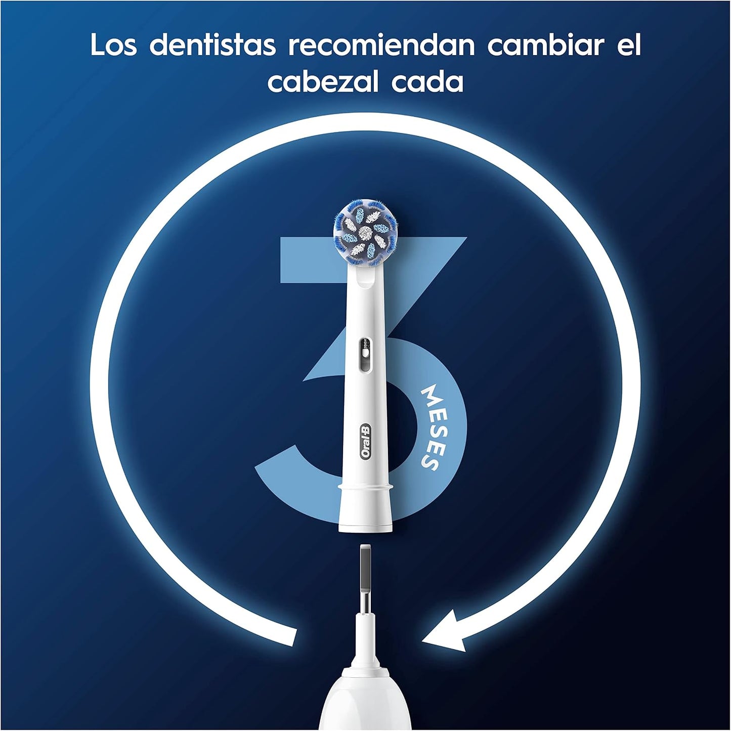 Oral-B Pro Sensitive Clean Peças sobresselentes originais para escova de dentes elétrica, conjunto de 12 cabeças, branco, originais (tamanho da caixa de correio)