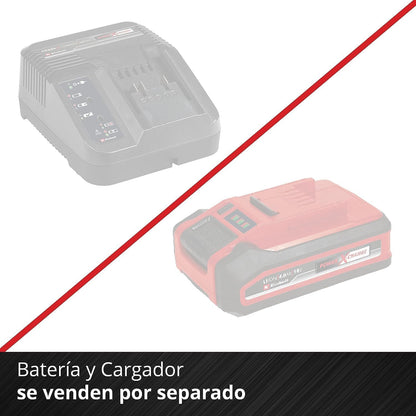 Einhell Motoazada com bateria, 18 V, Íons de Lítio, regulação de Velocidade, Lâmina escarificadora, Aderência Adicional, sem bateria nem Carregador, Cor Vermelho/Preto PXC(SEMINOVO)
