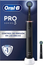 Oral-B Pro 3 3000 Escova de dentes elétrica com 2 cabeças, preta