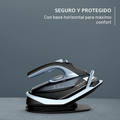 Ferro a vapor sem fio Rowenta Freemove Force, com jato de vapor de 200 g/min Potência de 2500 W, eficiente, aquecimento rápido, leve, desligamento automático, sola anti-riscos, anti-gotejamento, DE6720