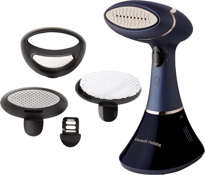 Russell Hobbs Ferro Vertical [1800W, 32g de geração de vapor] Steam Genie Aroma (base de cerâmica, tanque 200 ml, 3 acessórios, difusor de aroma, elimina rugas, plancha e reduz odores) 28041-56