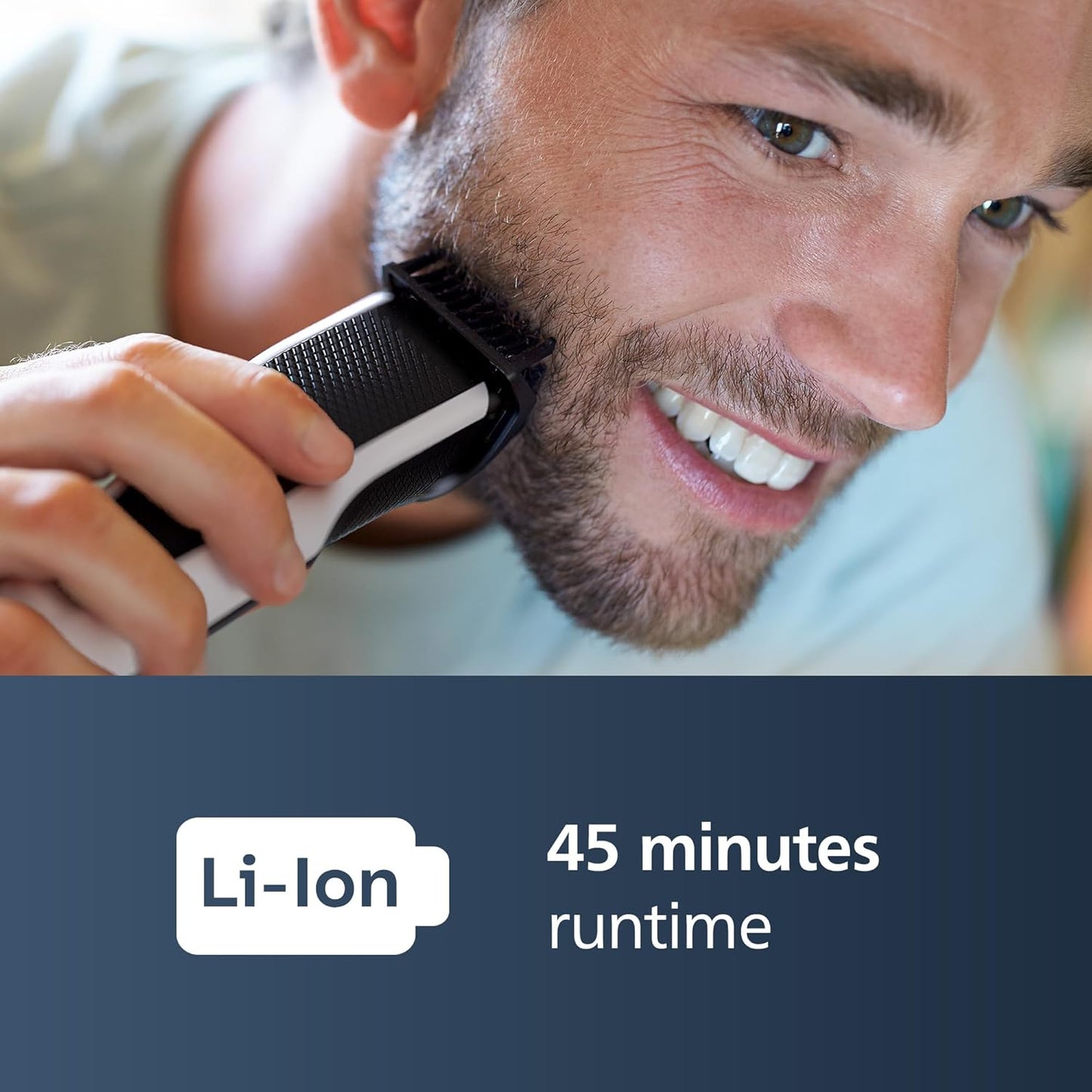 Philips Beardtrimmer Série 3000, aparador de barba com tecnologia Lift & Trim (modelo BT3206/14)