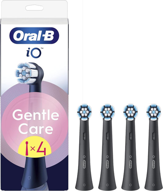 Oral-B Série iO Gentle Care Cabeças de Reposição Originais, Pacote com 4