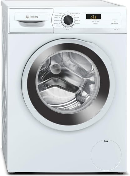 Balay - Máquina de lavar, 7 kg, Carregamento frontal, Função Pausa + Carregamento, Programa rápido, Programação diferida, 1200 r.p.m., Branco, 3TS273BA [Classe energética A]