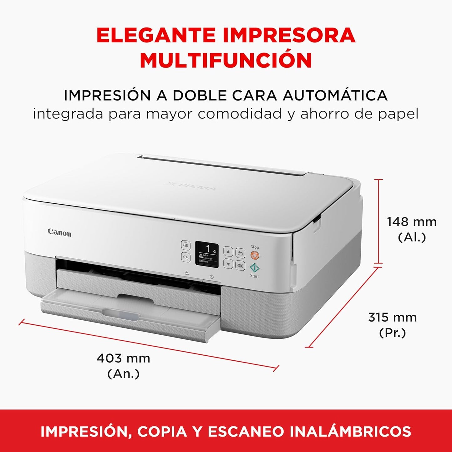 Canon PIXMA TS5351i – Impressora Multifuncional para