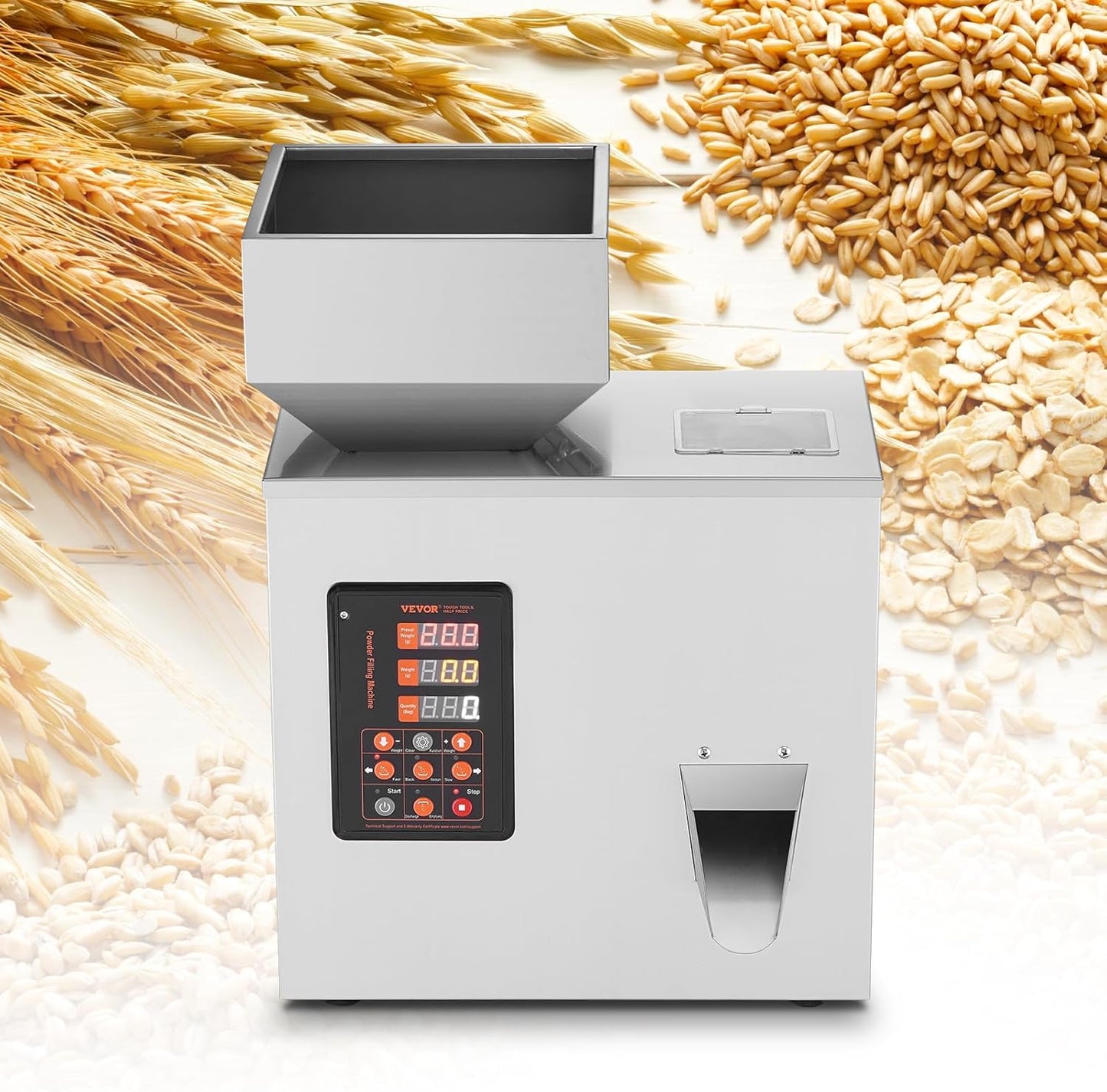 VEVOR Máquina de enchimento de pó, 1-100 g, máquina de enchimento automática inteligente