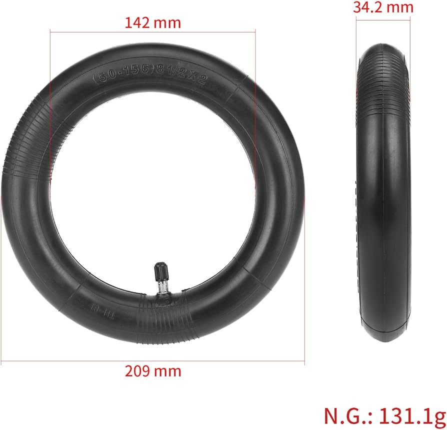 Câmaras de ar de 8,5 polegadas 8 1/2 × 2 Tubo interior de dupla espessura para XIAOMI MI 3/M365/Pro/Pro 2/1S Essential/soflow so4 pro trotinete elétrica rodas de substituição peças de