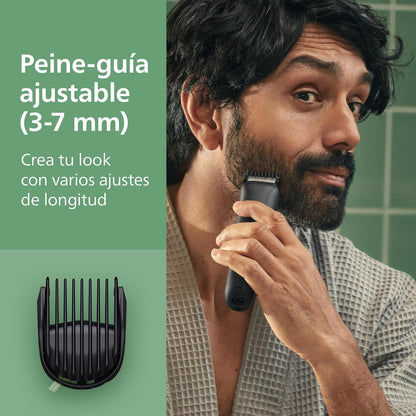 Philips Recortadora Todo En Uno series 3000, Kit 7 em 1, Aparador e corta-pelos para homem para rosto e cabelo, barba, lâminas autoafiáveis suaves com a pele, 10 comprimentos, MG3930/15