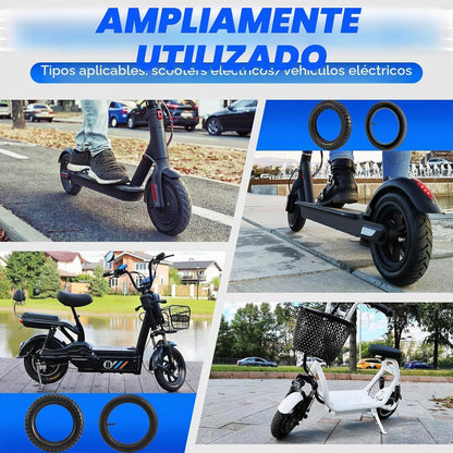 Jevina Pneus 1/2 x 2,75 + tubo para 49 cc, sujos, MX350 MX400, 12 polegadas