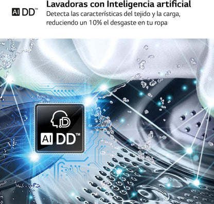 LG F4WR6010A1W - Máquina de lavar Inteligente, 10kg,