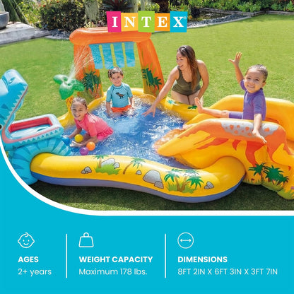 NTEX Centro de Jogos Insuflável Dinossauro 249x191x109 cm 272l (57444)