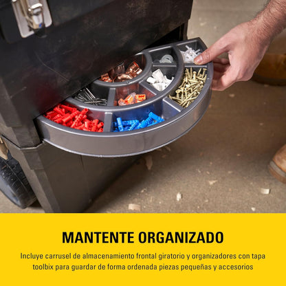STANLEY Mobile Work Centre Toolbox, oficina rolante 2 em 1