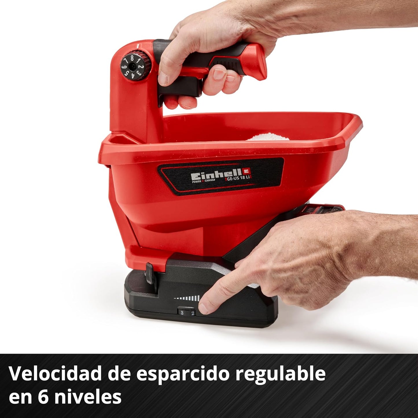 Einhell Espalhador universal - GE-US 18 Li-Solo Power X-Change - 3,3 L, controlo de velocidade de 6 passos