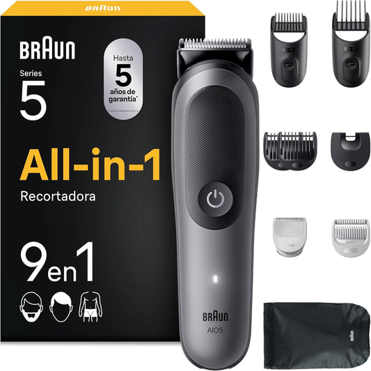 Braun Aparador Tudo em Uma Série 5, AIO5545, Kit de Styling 9em1