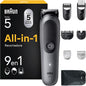 Braun Aparador Tudo em Uma Série 5, AIO5545, Kit de Styling 9em1