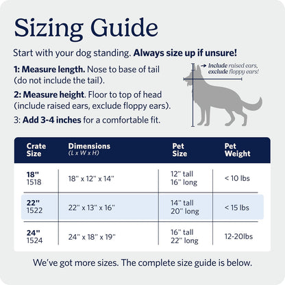 MidWest Homes for Pets ICrate Gaiola dobrável de 59 cm para cães XS, uma única porta com painel divisor, bandeja à prova de fugas e fechos seguros, de arame de metal, portátil e fácil de montar